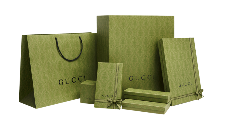 packaging recyclé gucci