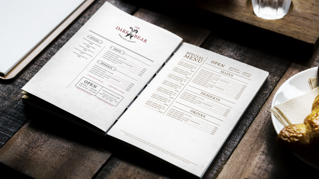 Quel papier choisir pour un menu de restaurant